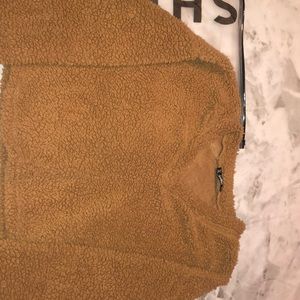 cute fluffy cropped sweater